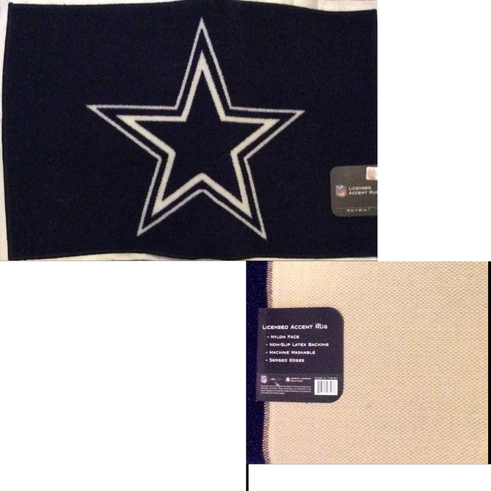 Dallas Cowboys NFL Accent Rug 19 in. x 30 in.